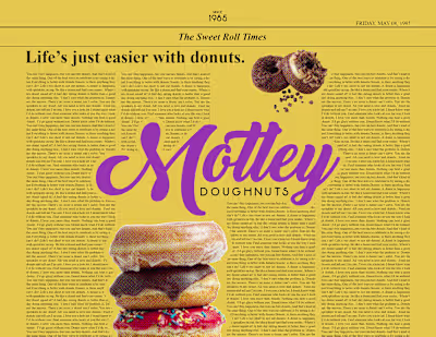 Motley Doughnuts | Brand Packaging Design 