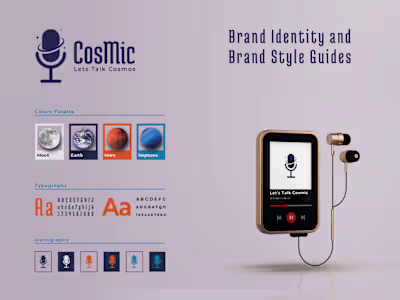 Cosmic - Brand Identity and Brand Style Guides - Minimal