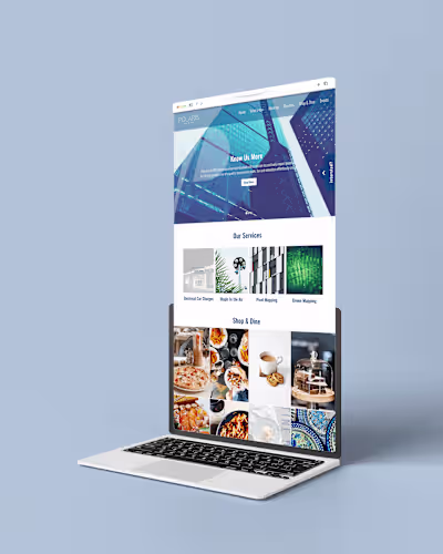 Polaris Mall Website on Behance