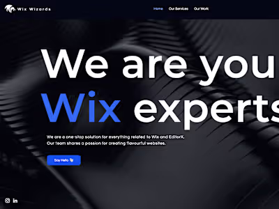 Wix Wizards  I  My Agency