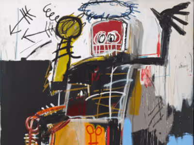 Jean-Michel Basquiat at the Gagosian