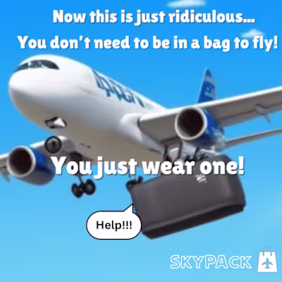 SkyPack Mock Ad
