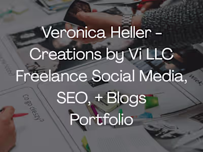 Social Media, SEO, + Blogs Freelancer Portfolio