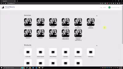  Beauty Salon react typescript project 