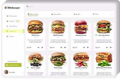 Restaurant management and delivery tracking system.