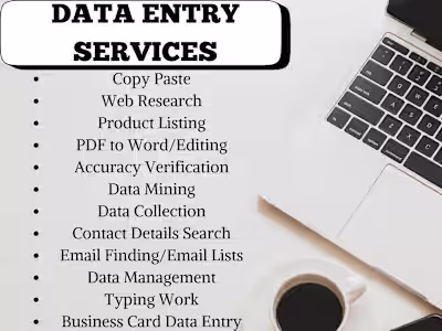 Accurate and Efficient Data Entry Services with Fast Turnaround