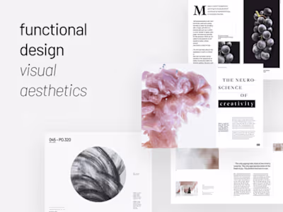 Editorial concepts 