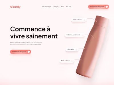 Landing of Gourdy Redesign