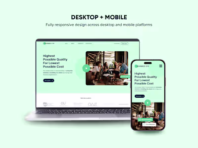 Website for Financial and Consulting Service.