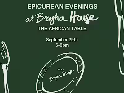 Brosha House l Bespoke Menu Design