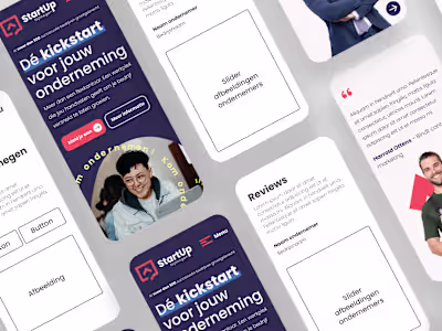 Branding and webdesign for StartUp Nijmegen
