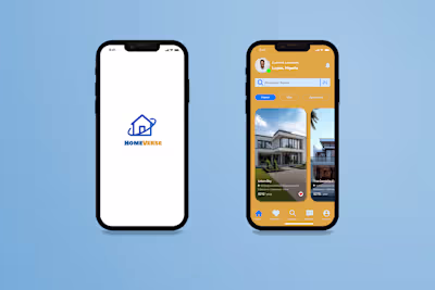 HomeVerse Real Estate app design