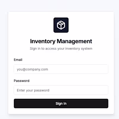Inventory Management System