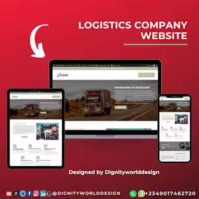 WordPress Logistics Website
