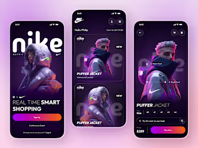 Nike Outfit App – Smart Fashion Shopping Experience