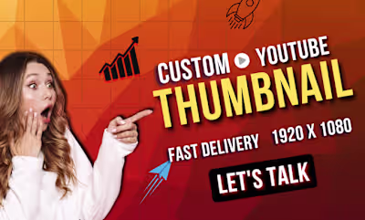 I will design high CTR youtube thumbnails for you. 