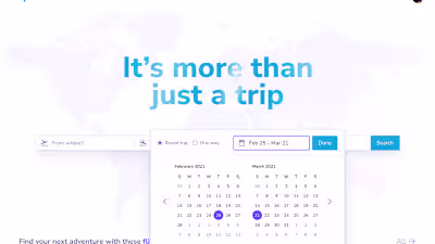 Trip Flight booking app