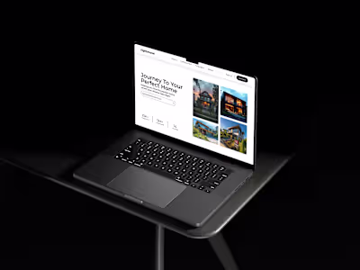 Home page for a Realty Website