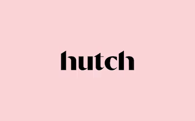 Hutch Interior Design App Logotype Wordmark Re-Design