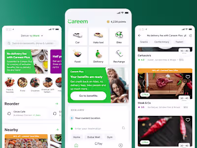 Careem (an Uber Company) - Mobile App Design