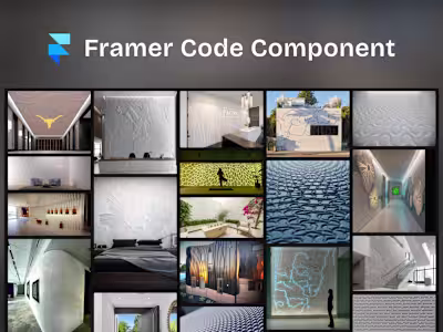 Framer Code Component Enhancement for M|R Walls