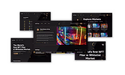 Martians NFT Marketplace UI Design