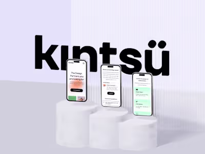 Kintsu Website design