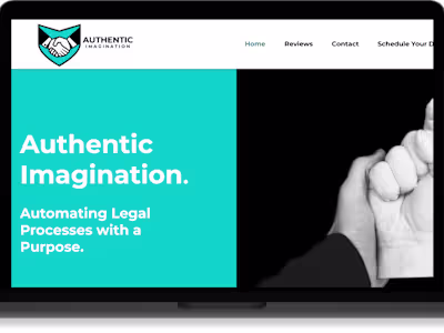 AI-Related Legal Website with Responsiveness & Animation