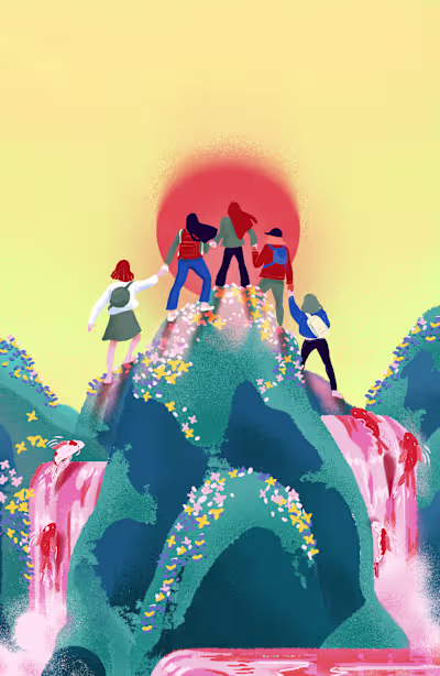 Le Fondamenta Della Felicita | Book Cover and Illustrations