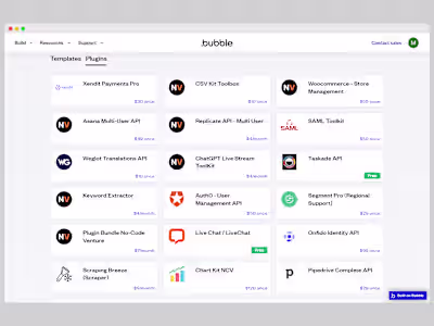 Bubble.io Plugins