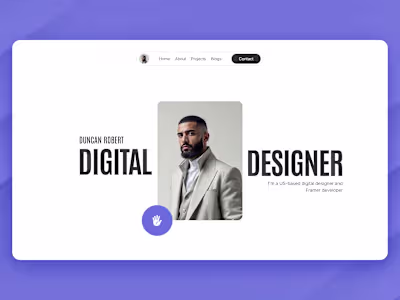 Portavia — A modern portfolio template