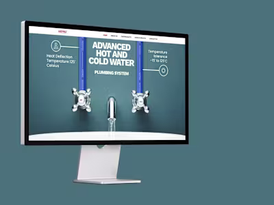 built a sleek & bold pipes company website. #wordpress