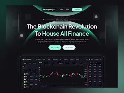 Finance Website Design and Framer Development 