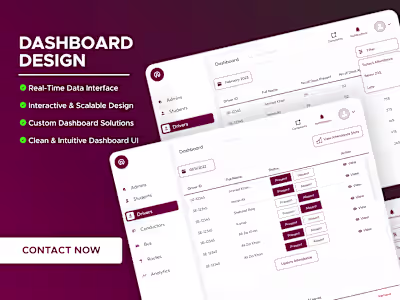 Dashboard Design | Real-Time Data Interface