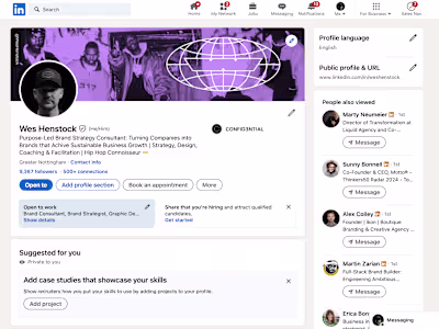 LinkedIn Outreach for a Brand Strategist