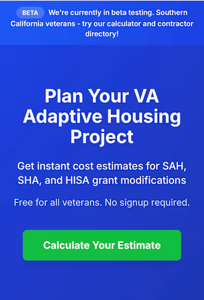 AdaptHome (Beta) - marketplace connecting disabled veterans ...
