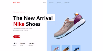 Nike Website |React |Tailwind