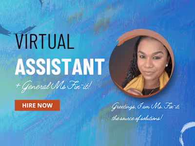 Virtual Assistance with Project Management Support

