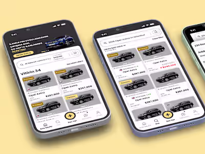 Car deal app - Flutter, Firebase, MongoDB
