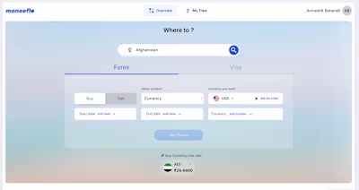 Corporate Portal for Moneeflo