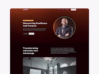 Personal Website Built on Framer