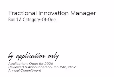 Don’t let someone else bring your idea to market.