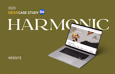 Case Study UX/UI/ Harmonic Shoppng Website :: Behance