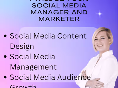 Social Media Marketing, And Management Expert