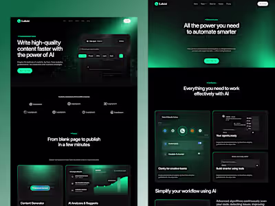 🚀 Lukax – AI SaaS Webflow Template.