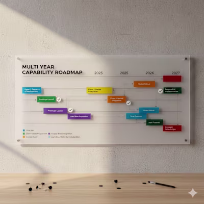 Developed and executed structured multi-workstream