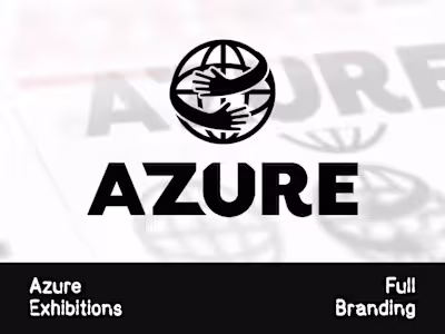 Azure Exhibitions Branding