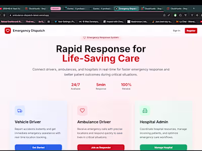 Real-Time Emergency Dispatch System Development