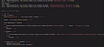 Selenium Web Scraper with Python
