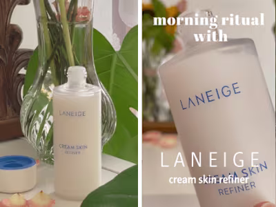 Morning rituals with Laneige